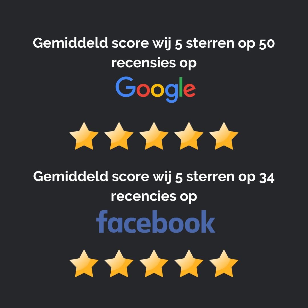 50 recencies van 5-ster op