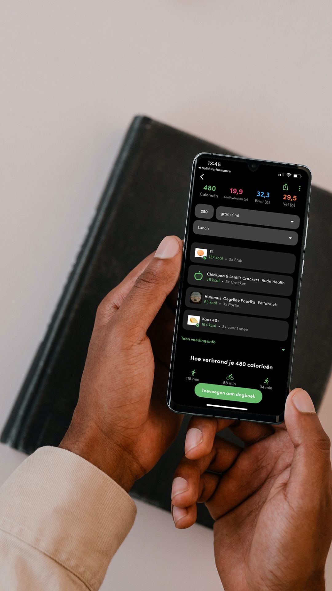 Voedingtrackapp Solid Performance